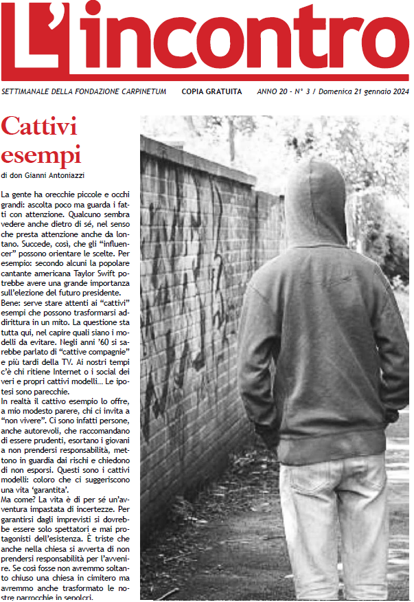 L’Incontro N° 3 – 2024