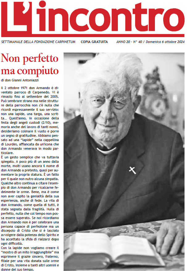 article image L’Incontro N° 40 – 2024