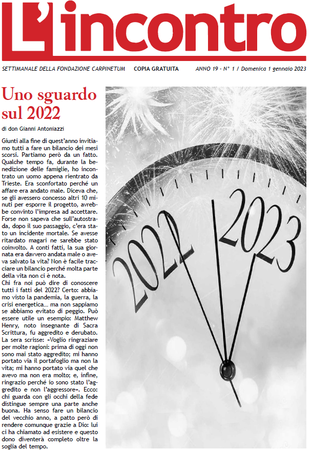 article image L’Incontro N° 1 – 2023