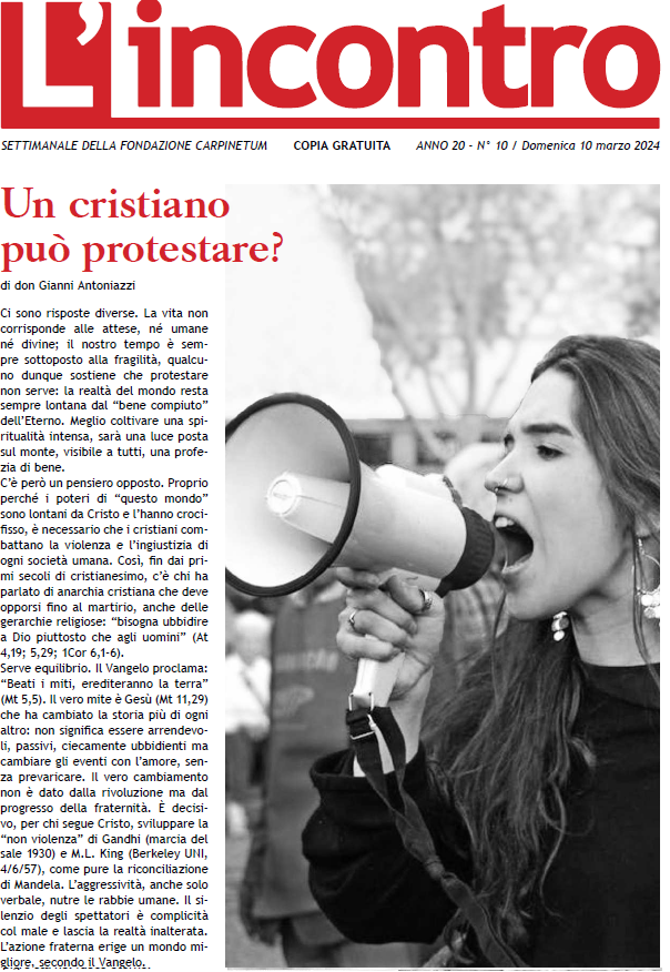 L’Incontro N° 10 – 2024