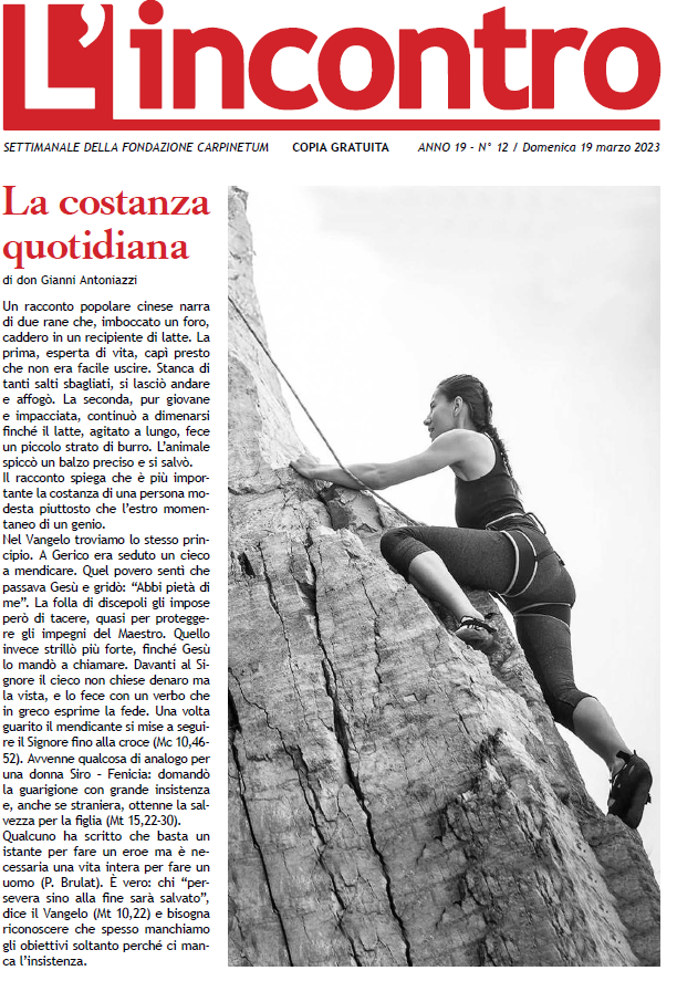 L’Incontro N° 12 – 2023