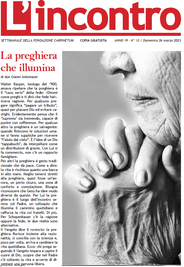 L’Incontro N° 13 – 2023