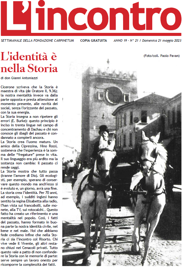 L’Incontro N° 21 – 2023