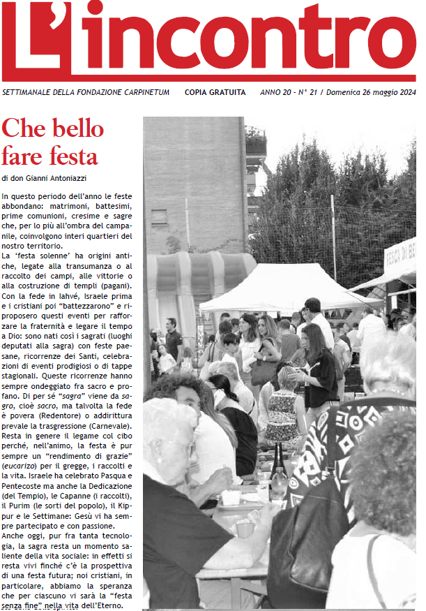 article image L’Incontro N° 21 – 2024