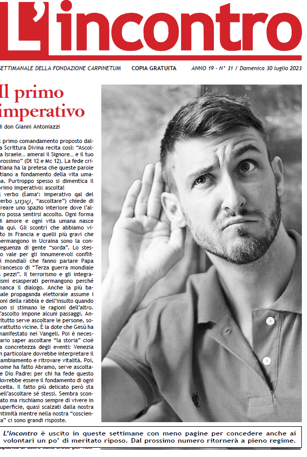 article image L’Incontro N° 31 – 2023