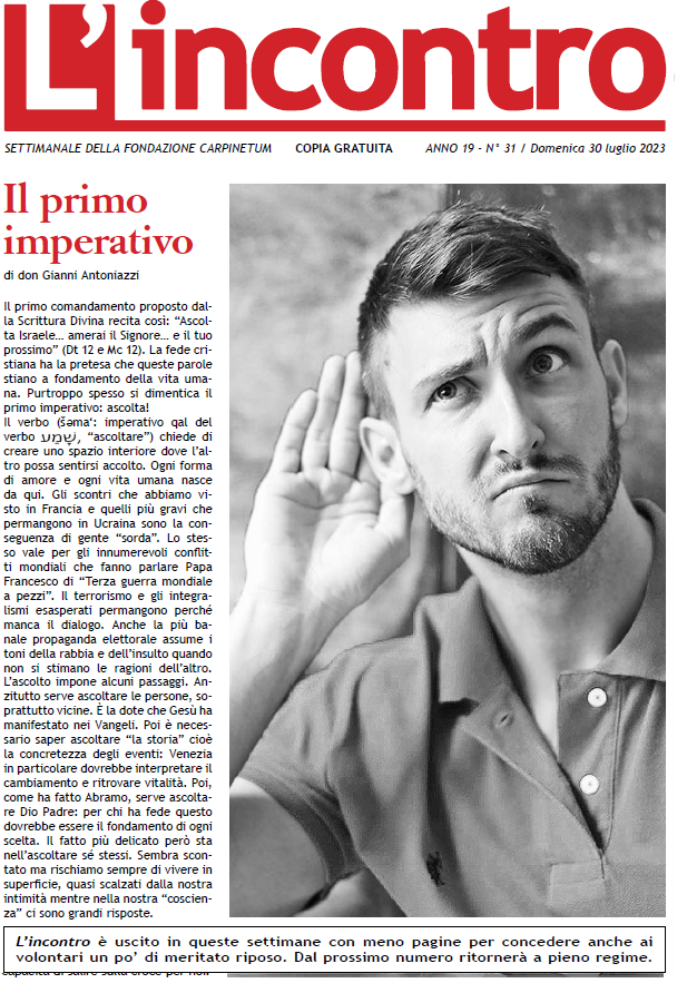 L’Incontro N° 31 – 2023
