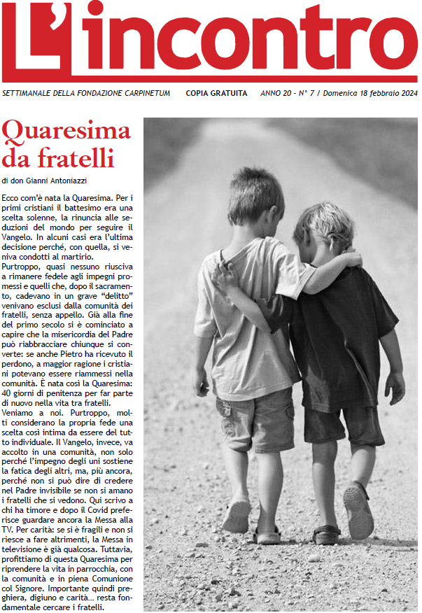 L’Incontro N° 7 – 2024