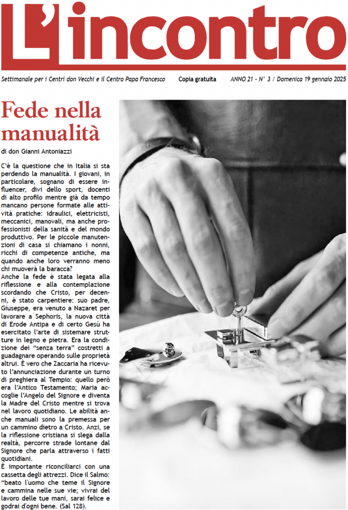 L’incontro N° 3 – 19/01/2025