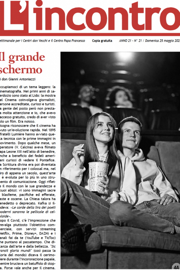 article image L’incontro N° 21 – 25/05/2025