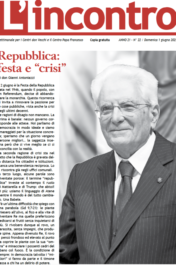 article image L’incontro N° 22 – 01/06/2025