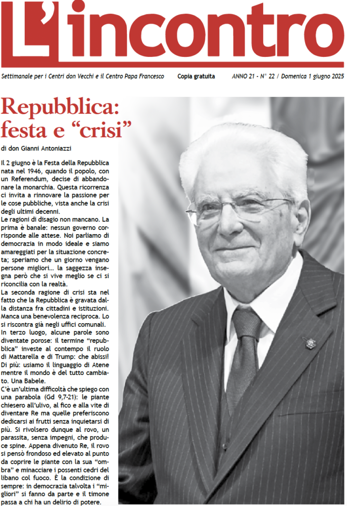 L’incontro N° 22 – 01/06/2025