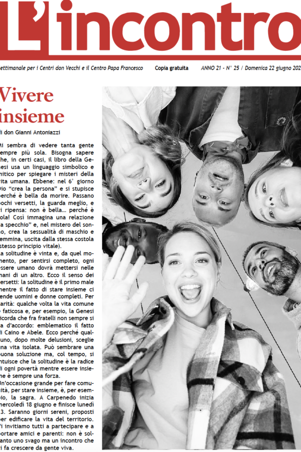 article image L’incontro N° 25 – 22/06/2025