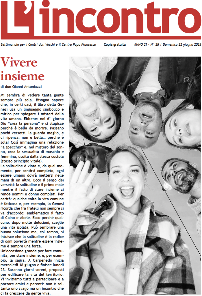 L’incontro N° 25 – 22/06/2025