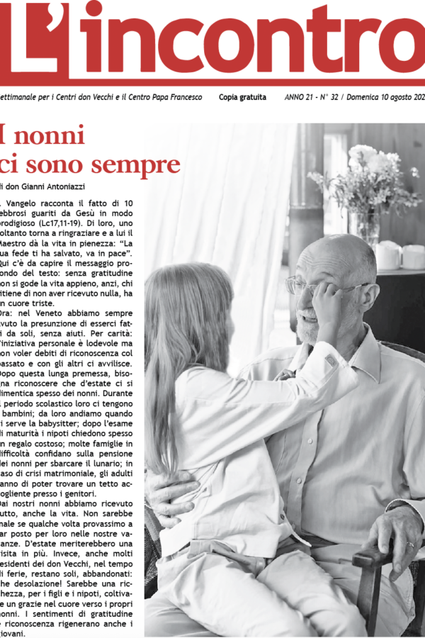 article image L’incontro N° 32 – 10/08/2025