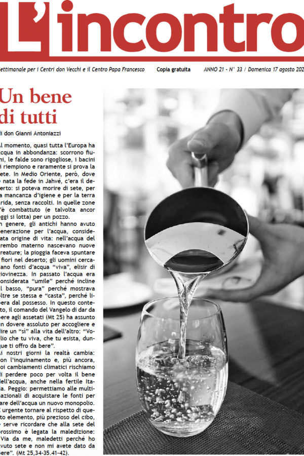 article image L’incontro N° 33 – 17/08/2025