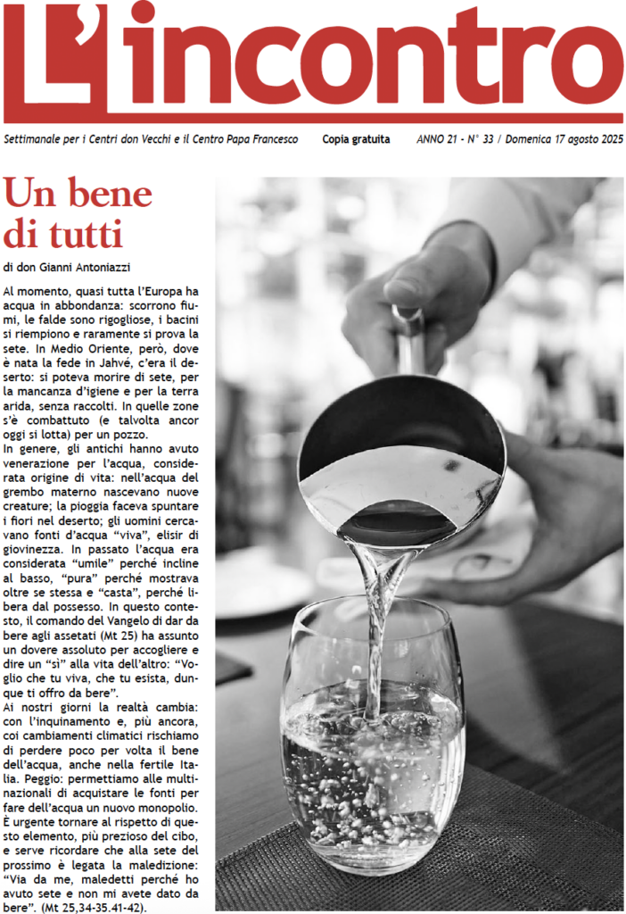 L’incontro N° 33 – 17/08/2025