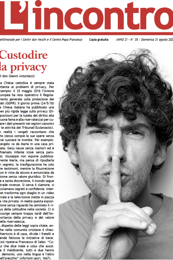 article image L’incontro N° 35 – 31/08/2025