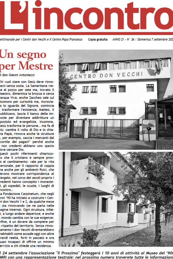 article image L’incontro N° 36 – 07/09/2025