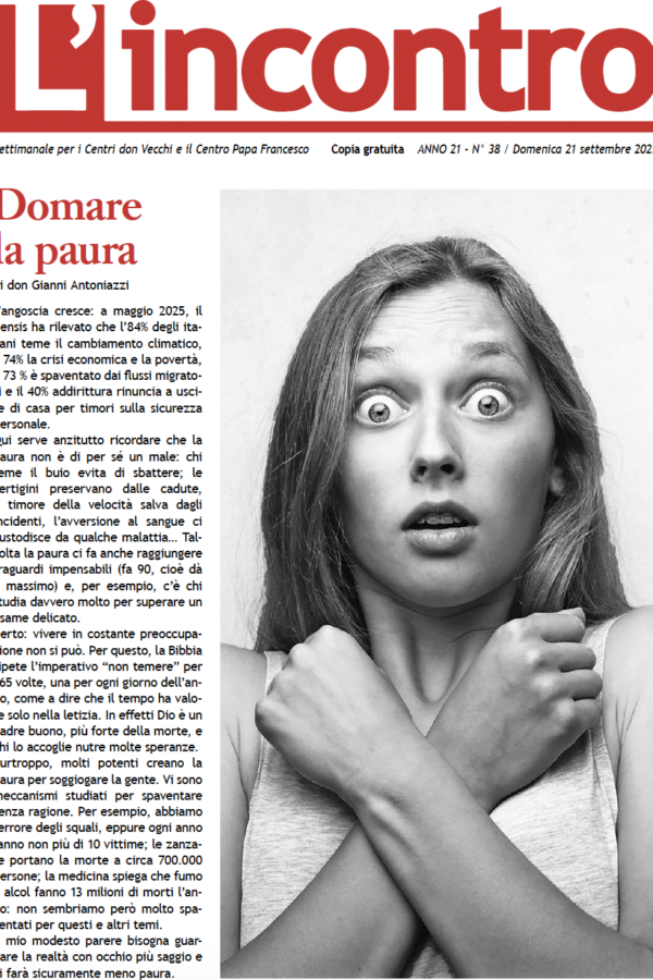 article image L’incontro N° 38 – 21/09/2025