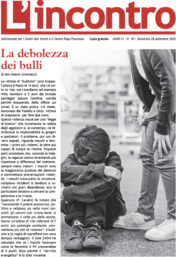 L’incontro N° 39 – 28/09/2025