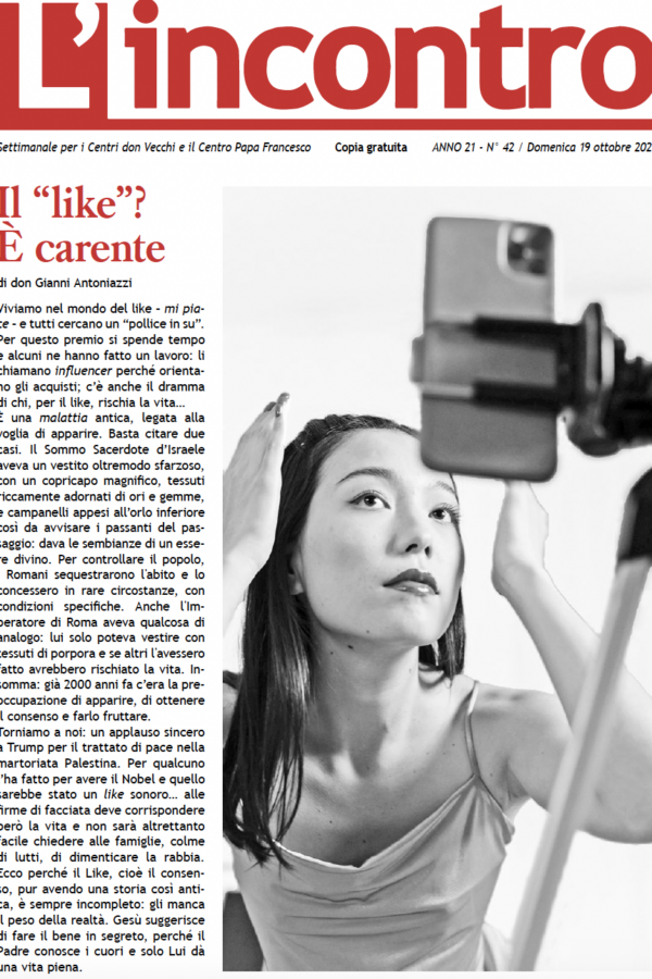 article image L’incontro N° 42 – 19/10/2025