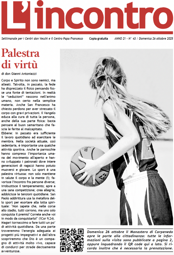 L’incontro N° 43 – 26/10/2025