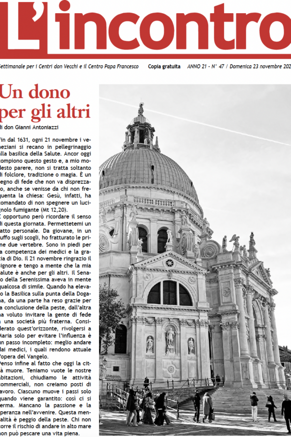 article image L’incontro N° 47 – 23/11/2025