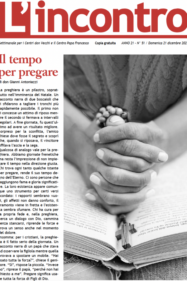 article image L’incontro N° 51 – 21/12/2025