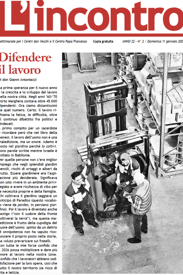 article image L’incontro N° 2 – 11/01/2026