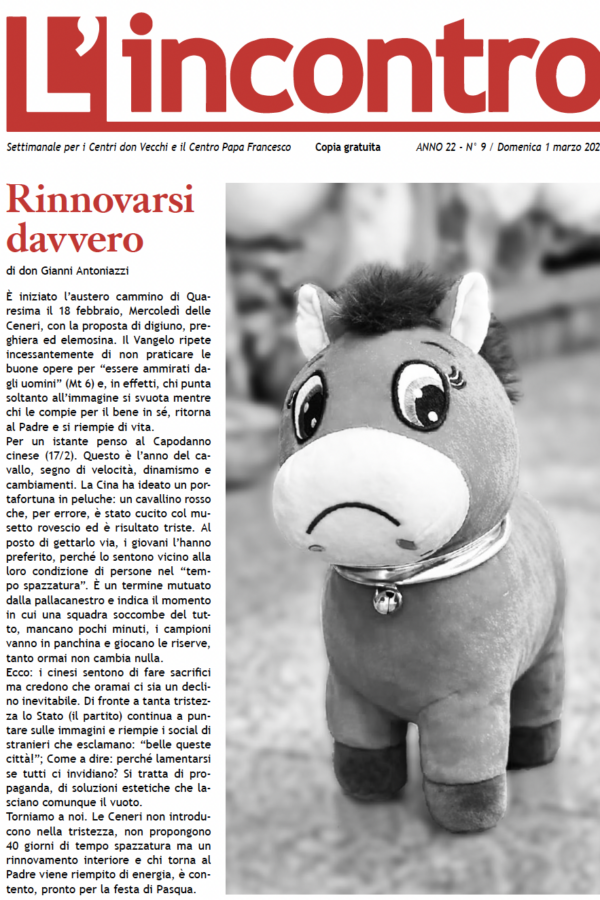 article image L’incontro N° 9 – 01/03/2026
