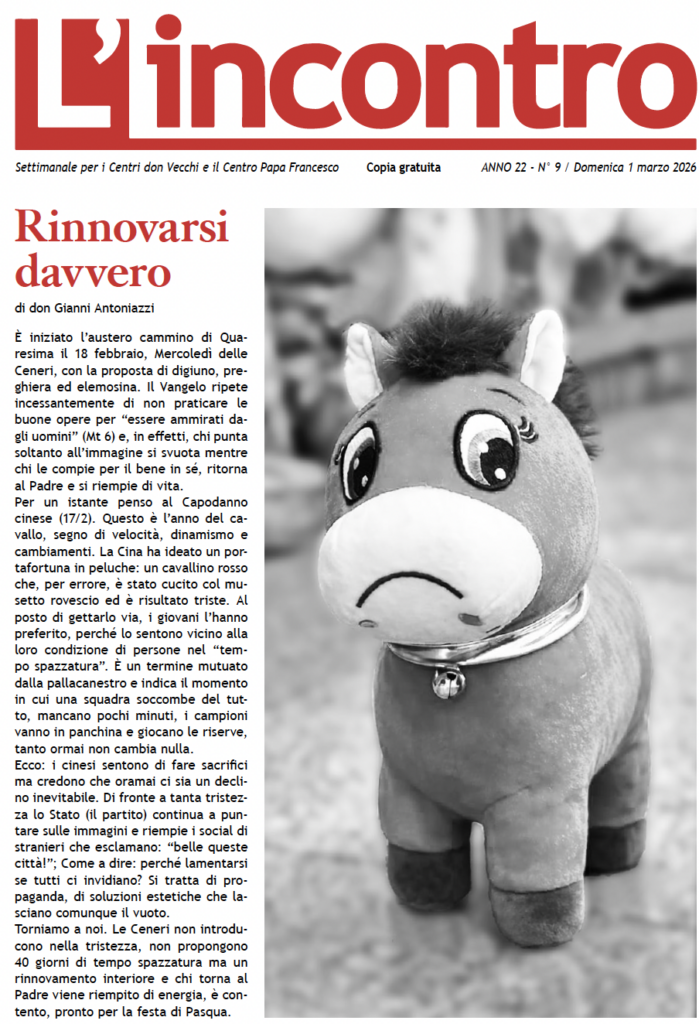 L’incontro N° 9 – 01/03/2026