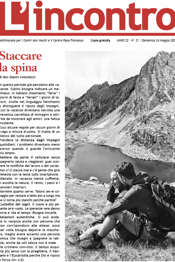 article image L’incontro N° 21 – 24/05/2026