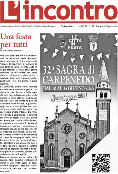 L’incontro N° 23 – 07/06/2026