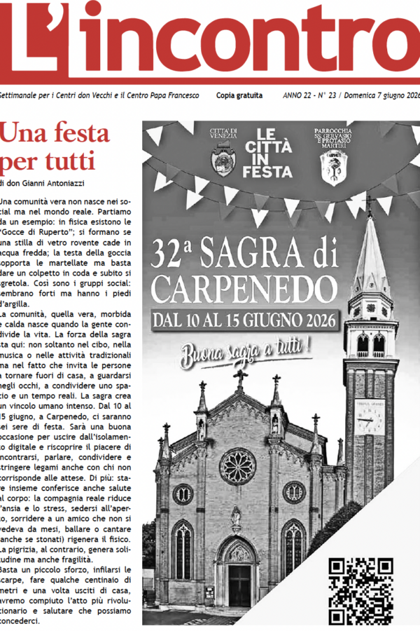 article image L’incontro N° 23 – 07/06/2026