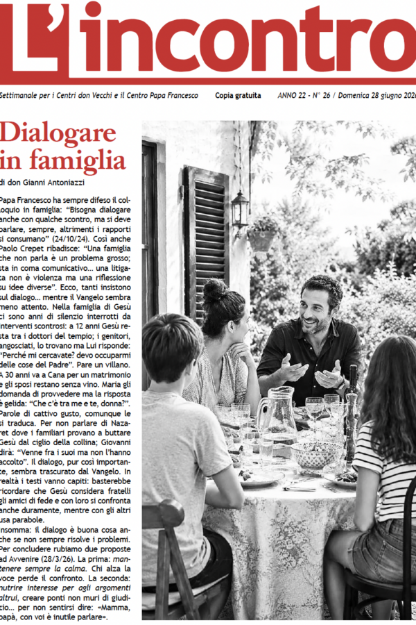 article image L’incontro N° 26 – 28/06/2026
