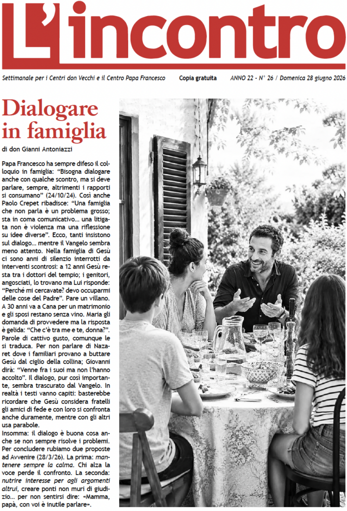 L’incontro N° 26 – 28/06/2026