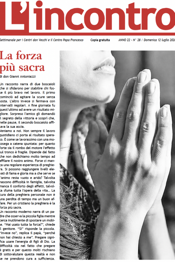 article image L’incontro N° 28 – 12/07/2026