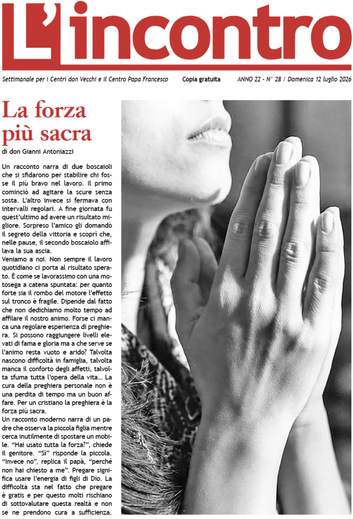 L’incontro N° 28 – 12/07/2026