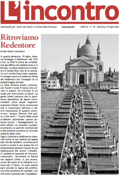 L’incontro N° 29 – 19/07/2026