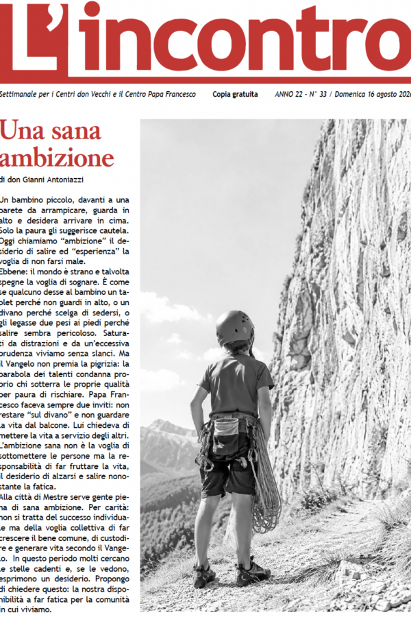 article image L’incontro N° 33 – 16/08/2026