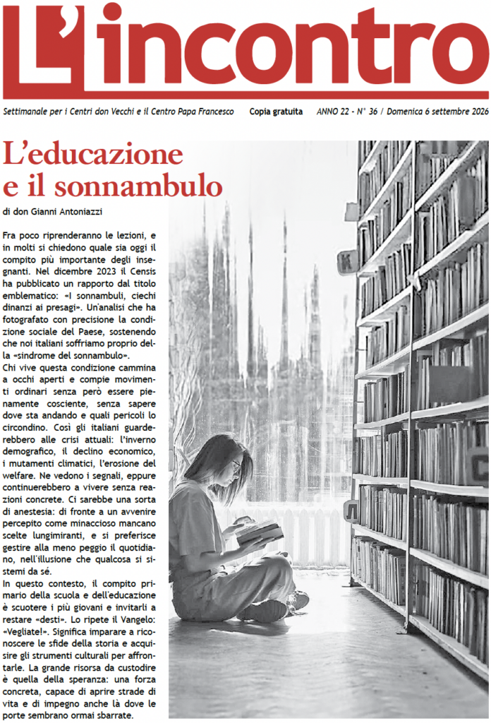L’incontro N° 36 – 06/09/2026