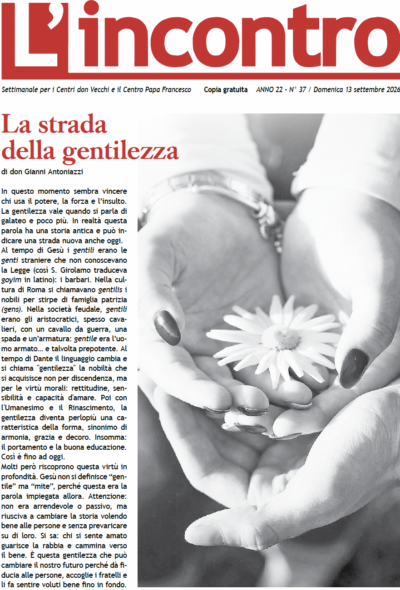 L’incontro N° 37 – 13/09/2026