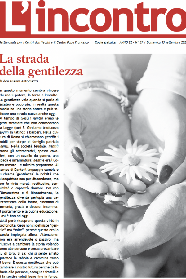 article image L’incontro N° 37 – 13/09/2026