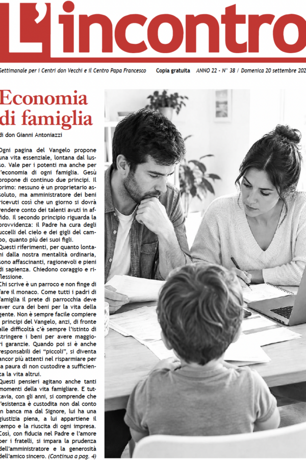 article image L’incontro N° 38 – 20/09/2026