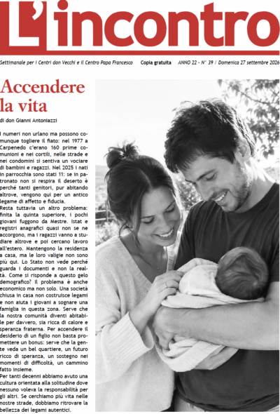 L’incontro N° 39 – 27/09/2026
