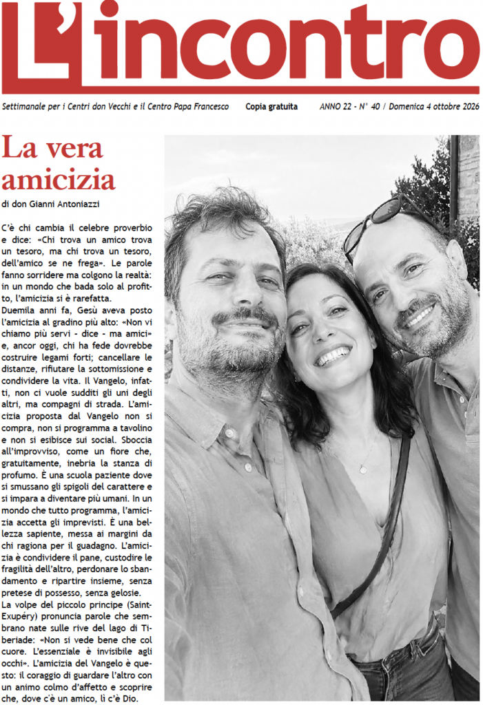 L’incontro N° 40 – 04/10/2026