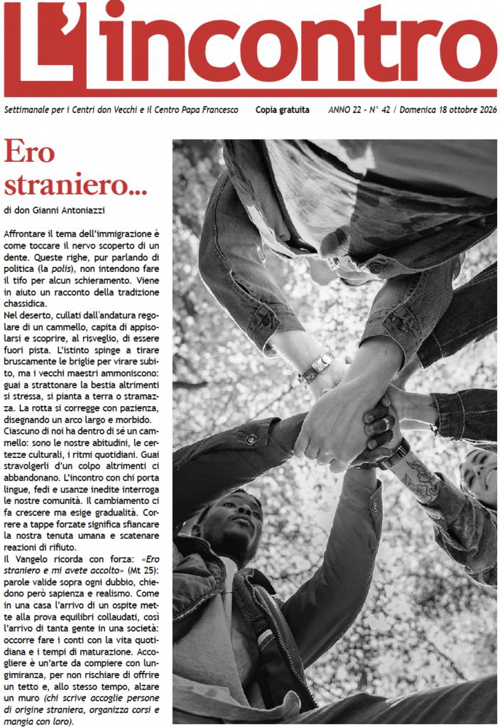 L’incontro N° 42 – 18/10/2026