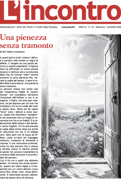 L’incontro N° 44 – 01/11/2026